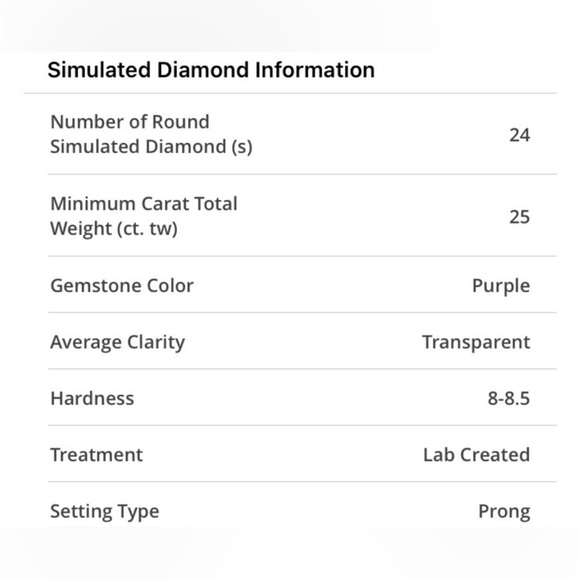 AAA Simulated Purple Diamond Inside Out Earrings in Silvertone. NIB - Picture 8 of 11